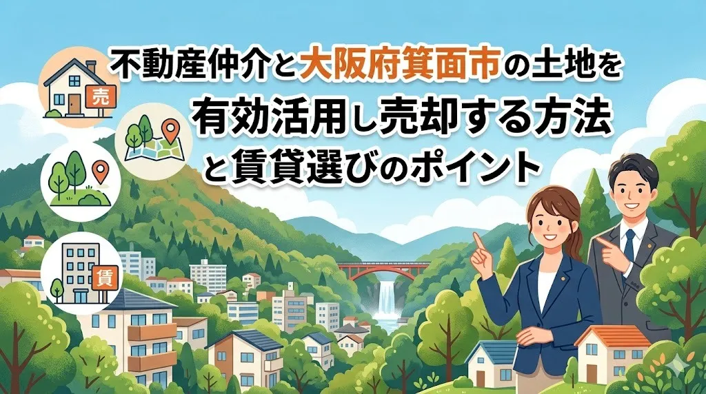 不動産仲介と大阪府箕面市の土地を有効活用し売却する方法と賃貸選びのポイント