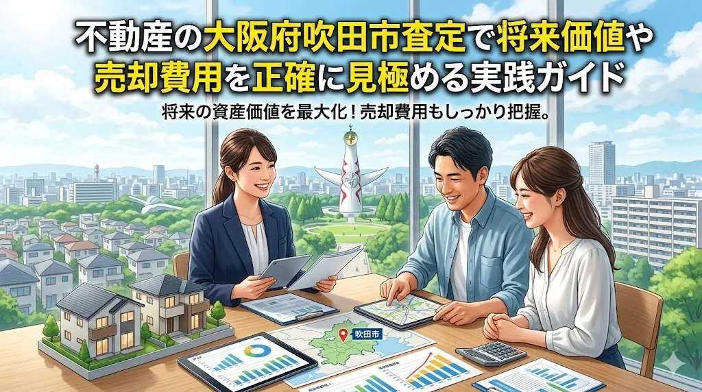 不動産の大阪府吹田市査定で将来価値や売却費用を正確に見極める実践ガイド