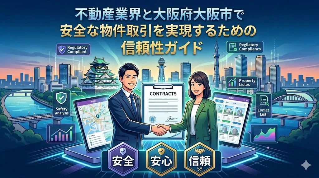 不動産業界と大阪府大阪市で安全な物件取引を実現するための信頼性ガイド